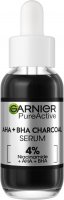 Garnier Pure Active Sérum proti nedokonalostem AHA + BHA Charcoal 30 ml