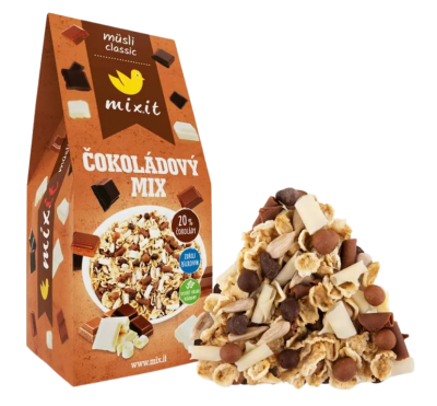 Mixit Müsli Classic čokoládový mix 440 g