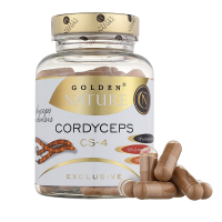Golden Nature Exclusive Cordyceps sinensis CS-4 50% polysacharidů 100 kapslí Golden Nature Exclusive Cordyceps sinensis CS-4 50% polysacharidů 100 kapslí