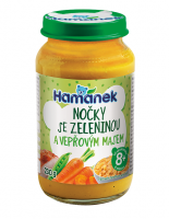 Hamánek Nočky se zeleninou a vepřovým masem 230 g Hamánek Nočky se zeleninou a vepřovým masem 230 g