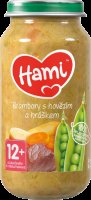 Hami příkrm Brambory s hovězím a hráškem od uk. 12. měsíce 250 g Hami příkrm Brambory s hovězím a hráškem od uk. 12. měsíce 250 g