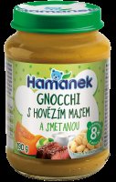 Hamánek gnocchi s hovězím masem ve smetanové omáčce 190 g Hamánek gnocchi s hovězím masem ve smetanové omáčce 190 g
