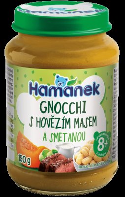 Hamánek gnocchi s hovězím masem ve smetanové omáčce 190 g
