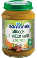 Hamánek gnocchi s hovězím masem ve smetanové omáčce 190 g Hamánek gnocchi s hovězím masem ve smetanové omáčce 190 g