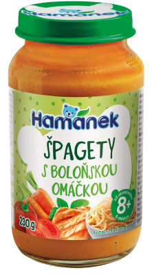 Hamánek Špagety s boloňskou omáčkou a kuřecím masem 230 g