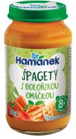 Hamánek Špagety s boloňskou omáčkou a kuřecím masem 230 g Hamánek Špagety s boloňskou omáčkou a kuřecím masem 230 g