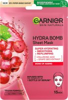 Garnier Skin Naturals Hydra Bomb vyhlazující a vyplňující textilní maska s výtažkem z hroznů 28 g