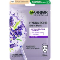 Garnier Skin Naturals Hydratační textilní maska proti projevům únavy s výtažkem z levandule 28 g