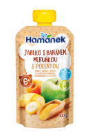 Hamánek Jablko s banánem, meruňkou a polentou 100 g Hamánek Jablko s banánem, meruňkou a polentou 100 g