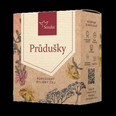 Serafin Průdušky bylinný čaj porcovaný sáčky 15 ks