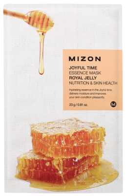 Mizon Joyful Time Essence Mask Royal Jelly Plátýnková maska s vysoce hydratačním a vyživujícím účinkem 23 g Mizon Joyful Time Essence Mask Royal Jelly Plátýnková maska s vysoce hydratačním a vyživujícím účinkem 23 g