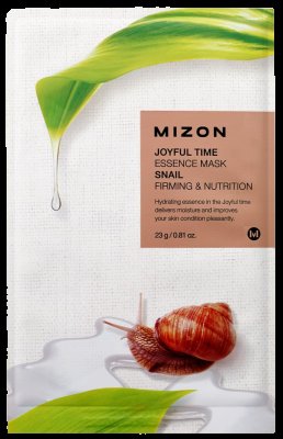 Mizon Joyful Time Essence Mask Snail Vyživující plátýnková maska se zpevňujícím účinkem 23 g Mizon Joyful Time Essence Mask Snail Vyživující plátýnková maska se zpevňujícím účinkem 23 g