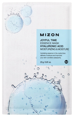 Mizon Joyful Time Essence Mask Hyaluronic Acid Plátýnková maska s hydratačním a zklidňujícím účinkem 23 g Mizon Joyful Time Essence Mask Hyaluronic Acid Plátýnková maska s hydratačním a zklidňujícím účinkem 23 g