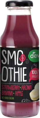 Deva smoothie Jahoda, Arónie, Banán, Jablko 300 ml