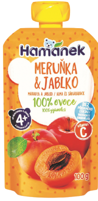 Hamánek Kapsička Meruňka a jablko 100 g