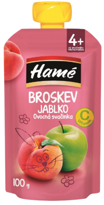 Hamánek Hamé Kapsička Broskev a jablko 100 g