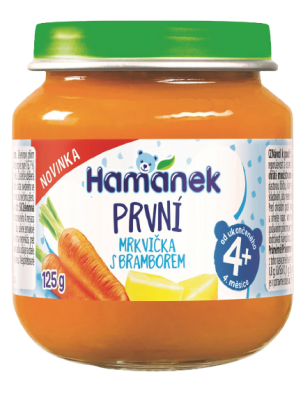 Hamánek První mrkvička s bramborem 125 g