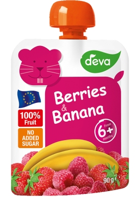 Deva Jahoda, Malina, Banán 90 g