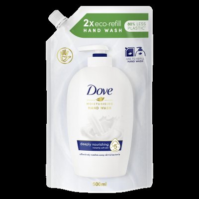 Dove Tekuté mýdlo krémové náhradní náplň 500 ml