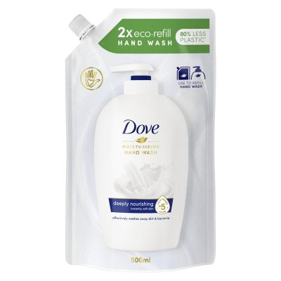 Dove Tekuté mýdlo krémové náhradní náplň 500 ml