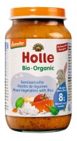 Holle bio dětská přesnídávka Zeleninové rizoto 220 g