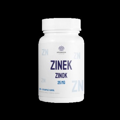 Aporosa Zinek 25 mg 60 kapslí
