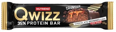 Nutrend Qwizz 35% Protein Bar čokoládové brownies 60 g