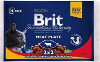 Brit Premium Cat kapsa Meat Plate 4 x 100 g
