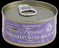 Fish4Cats Konzerva pro kočky Finest tuňák se ančovičkami 70 g Fish4Cats Konzerva pro kočky Finest tuňák se ančovičkami 70 g