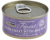 Fish4Cats Konzerva pro kočky Finest tuňák se ančovičkami 70 g