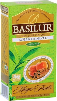 Basilur Magic Apple & Cinnamon nepřebal 25 x 1.5 g