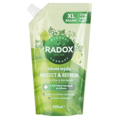 Radox Protect & Refresh antibakteriální tekuté mýdlo náhradní náplň 500 ml