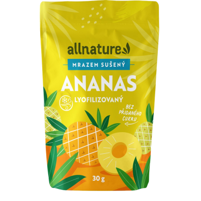 Allnature Ananas sušený mrazem kousky 30 g