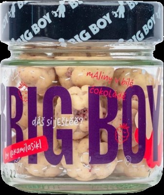 Big Boy Maliny v bílé čokoládě by @kamilasikl 70 g
