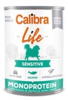 Calibra Dog Life konz.Sensitive Salmon with rice 400 g