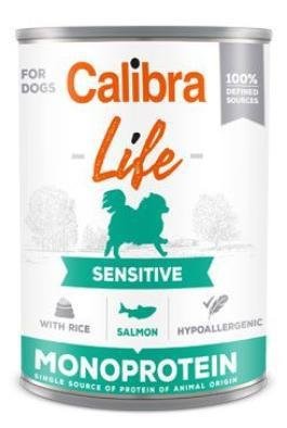Calibra Dog Life konz.Sensitive Salmon with rice 400 g