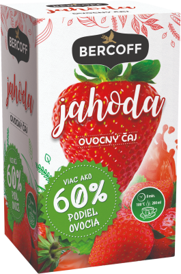 Bercoff Ovocný čaj Jahoda (60%) 40 g 16 ks