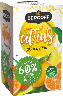 Bercoff Ovocný čaj Citrus (60%) 16 ks