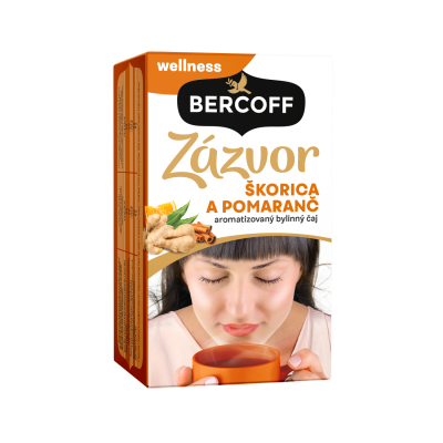 Bercoff Čaj Zázvor skořice-pomeranč (21% zázvor) 36 g