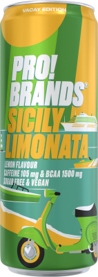 Pro!Brands BCCA drink sicily limonata citron 330 ml