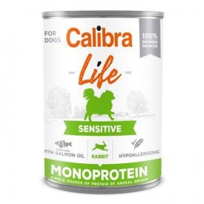 Calibra Dog Life konz.Sensitive Rabbit 400 g