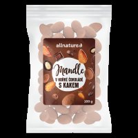 Allnature Mandle v čokoládě s kakaem 100 g