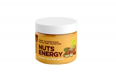 Bombus Nuts Energy Peanut Butter 100% 300 g