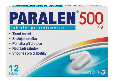 Paralen 500 mg 12 tablet