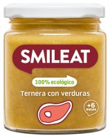 Smileat Organic příkrm Telecí se zeleninou 6m+ 230 g