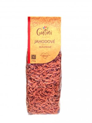 Gutini Jahodové bezlepkové těstoviny bez kukuřičné mouky 250 g