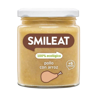 Smileat Organic příkrm Kuře s rýží 6m+ 230 g