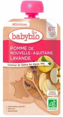 Babybio Jablko levandule 120 g