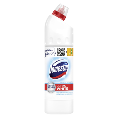 Domestos Ultra White & Shine Tekutý dezinfekční a čisticí přípravek 750 ml