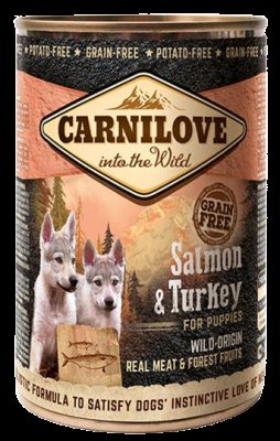Carnilove Konzerva Salmon & Turkey for Puppies 400 g